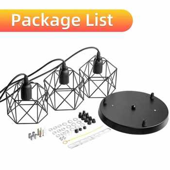 Gambar produk Depuley Lampu Gantung Vintage Pendant Light Adjustable Iron E27 - DE27