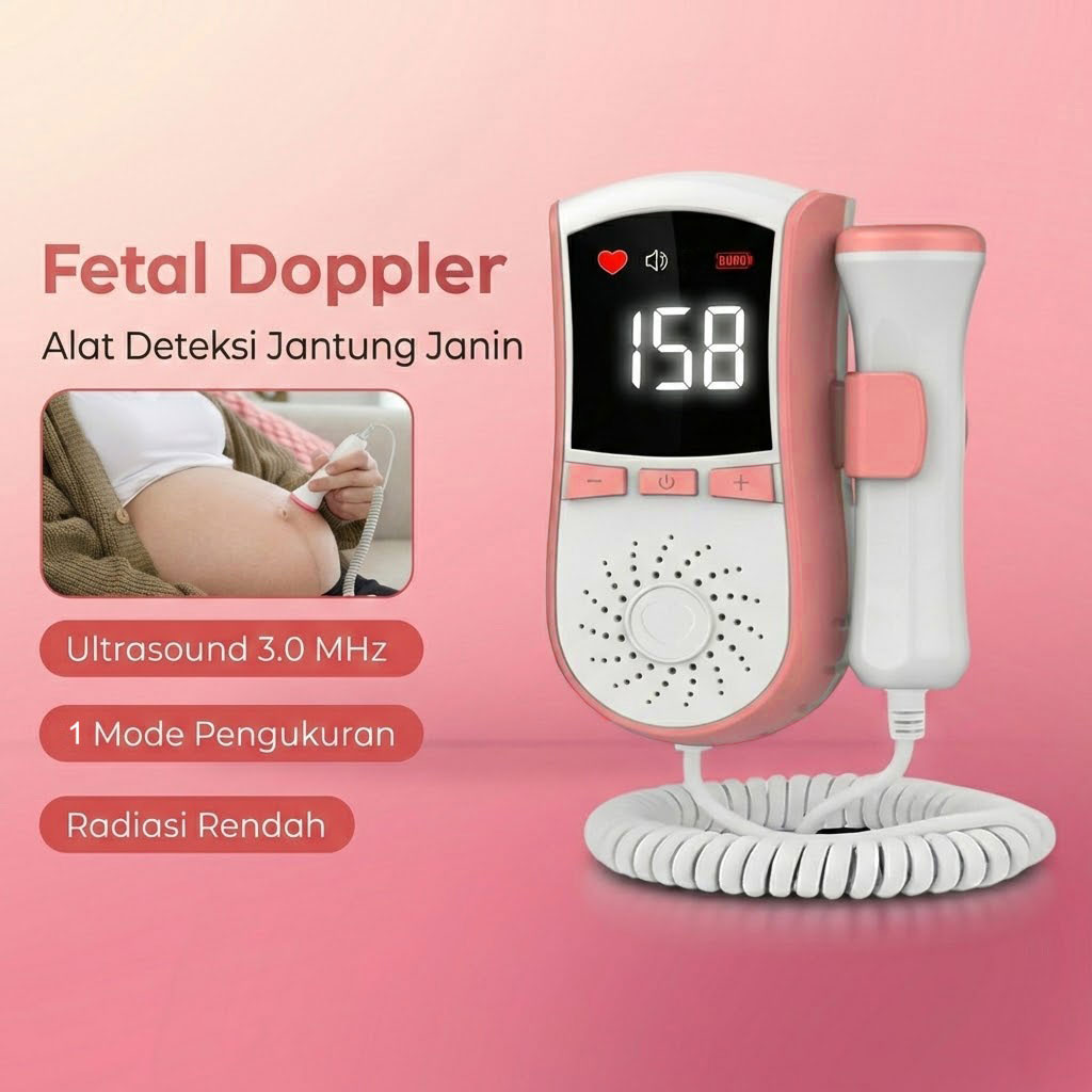 Youwen Alat Deteksi Jantung Janin Fetal Doppler Heart Rate Monitor - JSL-T503 Gambar produk Youwen Alat Deteksi Jantung Janin Fetal Doppler Heart Rate Monitor - JSL-T503