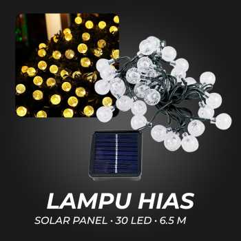 TaffLED Lampu Hias Dekorasi String Solar Panel 30 LED 8 Mode 6.5M - 896