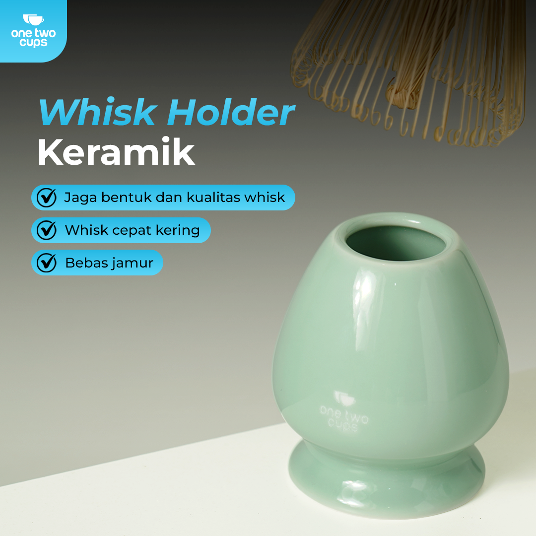 One Two Cups Matcha Set Chawan Chasen Stand Chashaku 470ml 4 PCS - S32 Gambar produk One Two Cups Matcha Set Chawan Chasen Stand Chashaku 470ml 4 PCS - S32