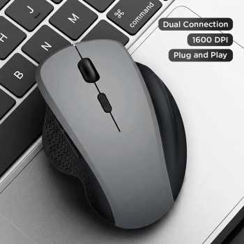 AIEACH Mouse Wireless Bluetooth Optical 2.4GHz Ergonomic 1600DPI - M7