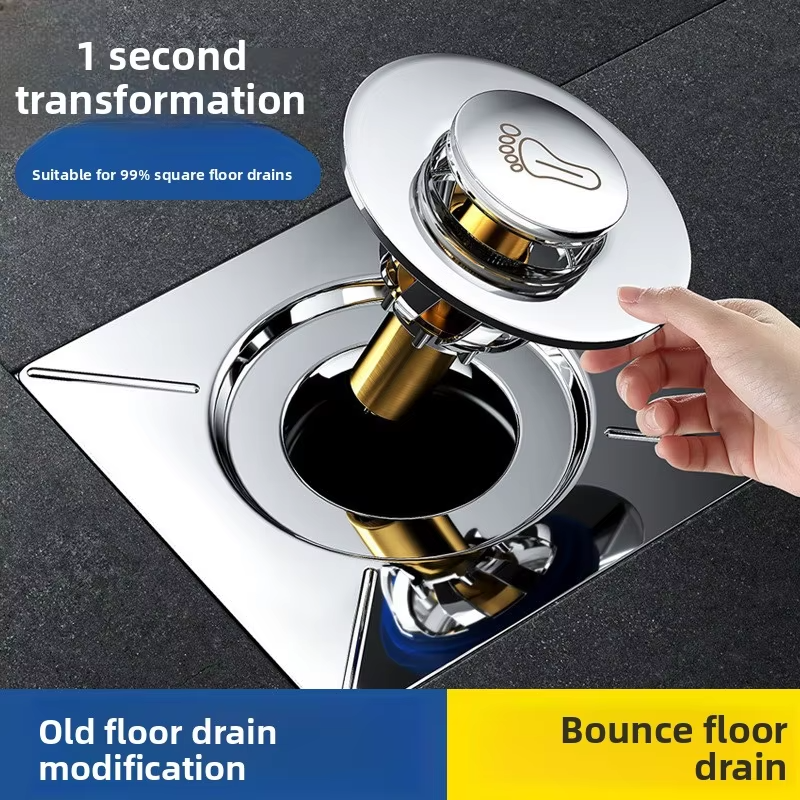Homedec Penutup Saluran Pembuangan Air Bouncing Core Floor Drain - HDC-BC650 Gambar produk Homedec Penutup Saluran Pembuangan Air Bouncing Core Floor Drain - HDC-BC650