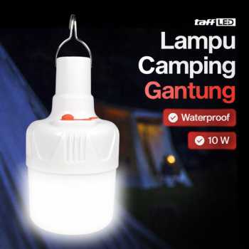 TaffLED Lampu LED Camping Gantung Waterproof Natural White 10W - V10