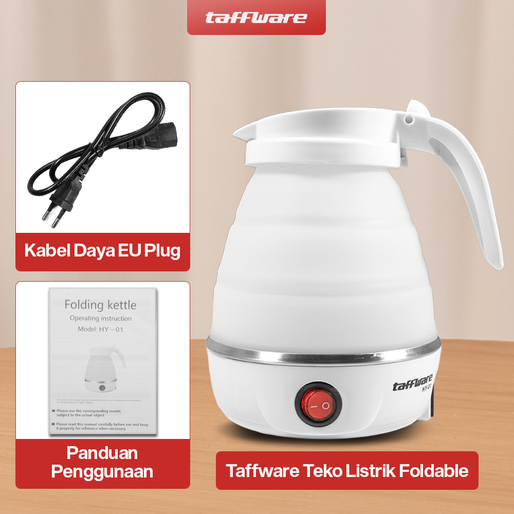 Taffware Teko Listrik Pemanas Foldable Air Water Heater 600W 600ml - HY-01 Gambar produk Taffware Teko Listrik Pemanas Foldable Air Water Heater 600W 600ml - HY-01