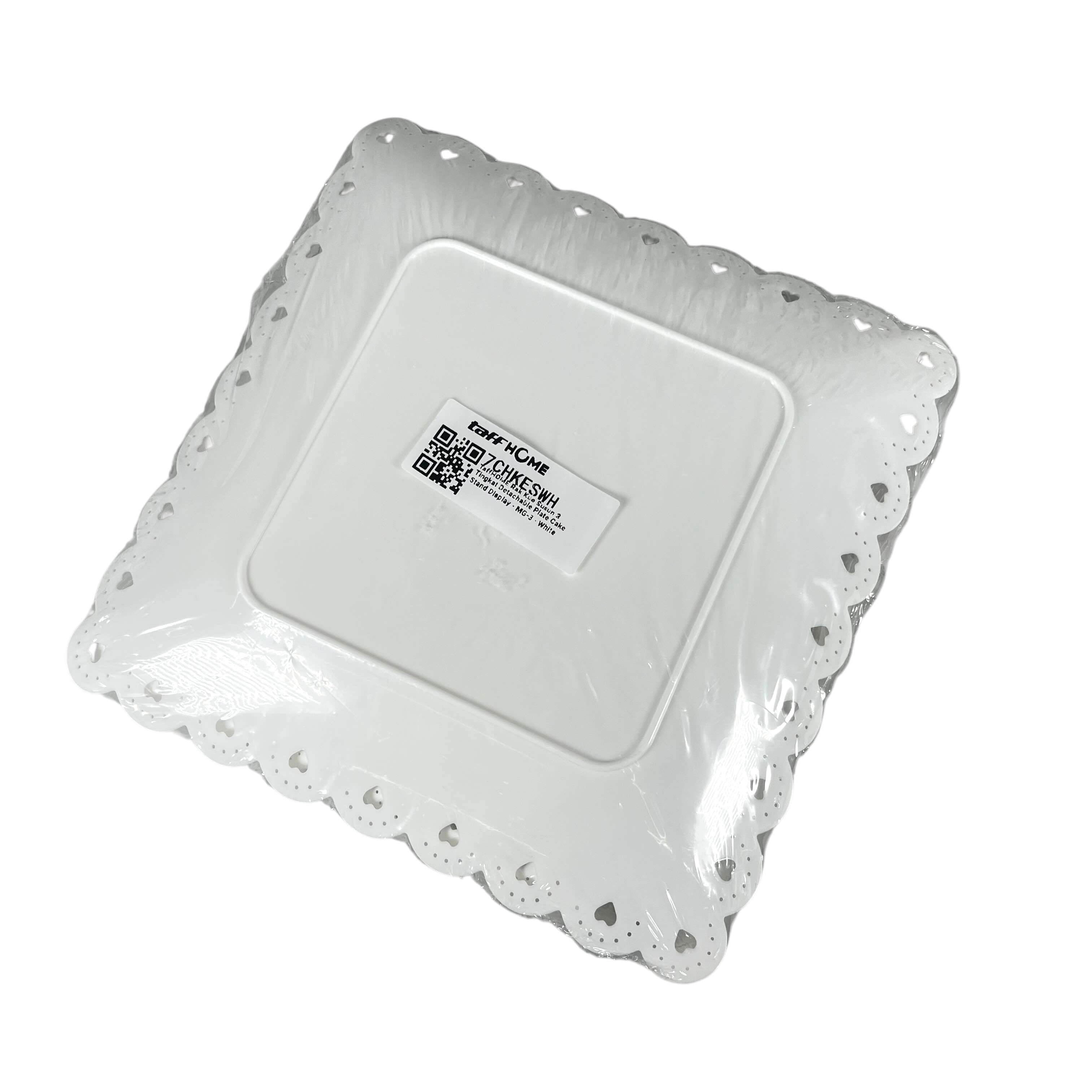 TaffHOME Rak Kue Susun 3 Tingkat Detachable Plate Cake Stand Display - MG-3 Gambar produk TaffHOME Rak Kue Susun 3 Tingkat Detachable Plate Cake Stand Display - MG-3