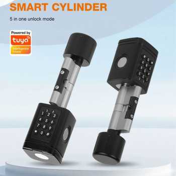 Gambar produk Welock Smart Door Lock Fingerprint Bluetooth Card Alarm Tuya 5in1 - S20