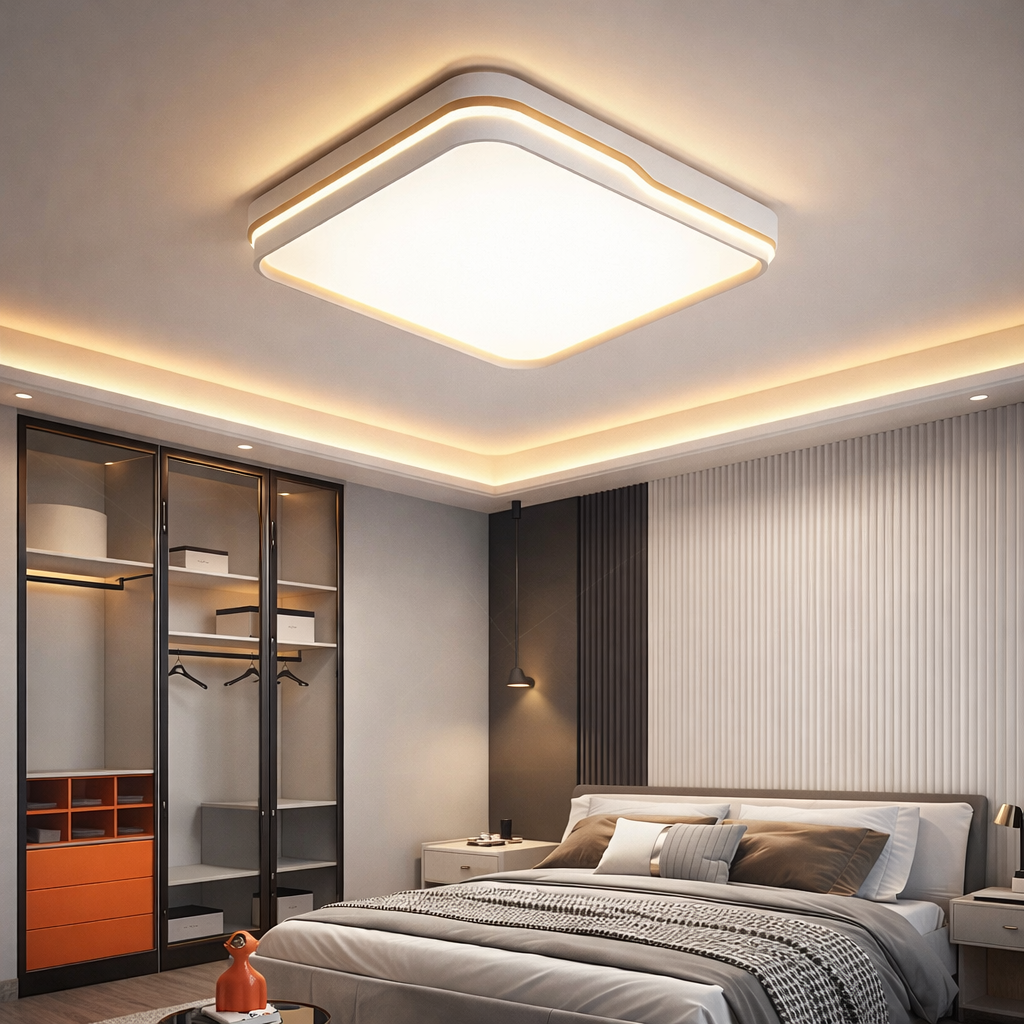 MING JI Lampu Plafon LED Full Spectrum 6000K Cool White 60W 50cm - M50 Gambar produk MING JI Lampu Plafon LED Full Spectrum 6000K Cool White 60W 50cm - M50