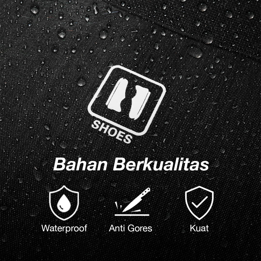 Ishiline Tas Sepatu Olahraga Organizer Waterproof Travel Shoes Bag Size L - S-041 Gambar produk Ishiline Tas Sepatu Olahraga Organizer Waterproof Travel Shoes Bag Size L - S-041