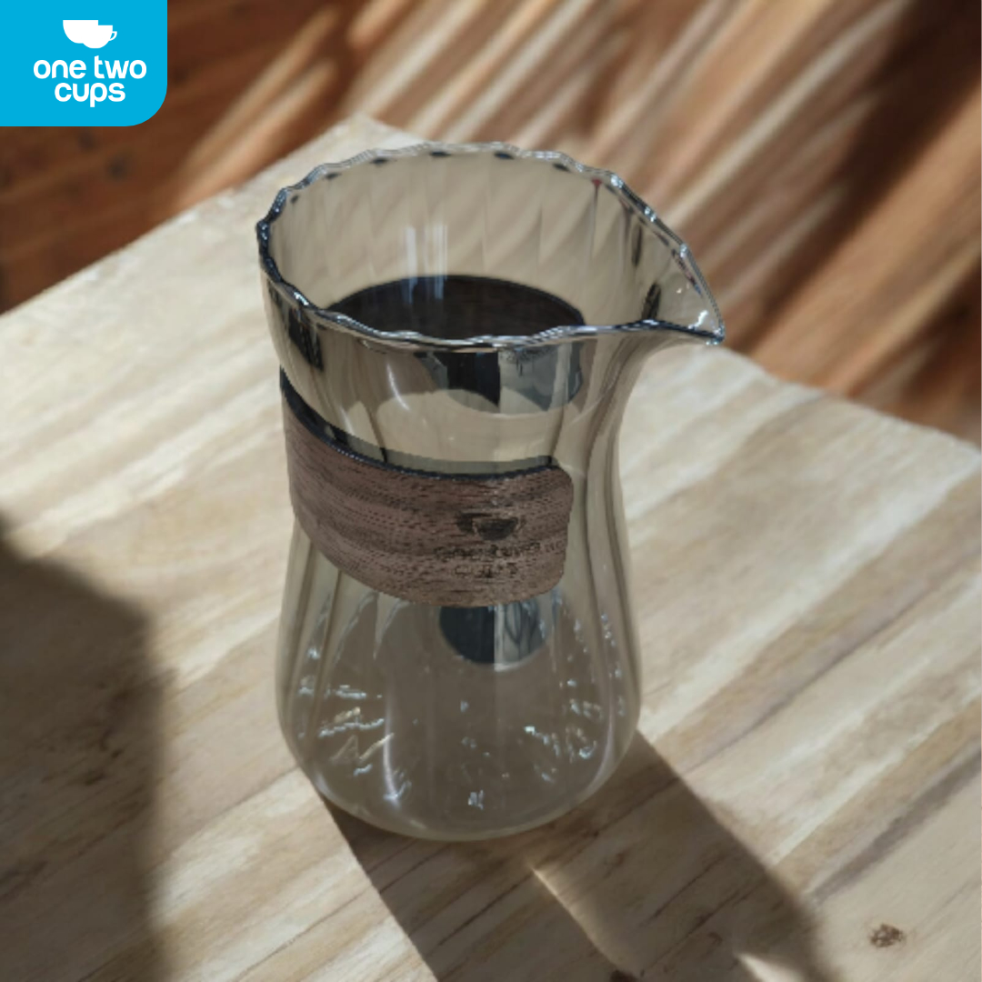 One Two Cups Coffee Server Chemex Drip Pour Over Glass Carafe 500ml - FM-5ML2 Gambar produk One Two Cups Coffee Server Chemex Drip Pour Over Glass Carafe 500ml - FM-5ML2