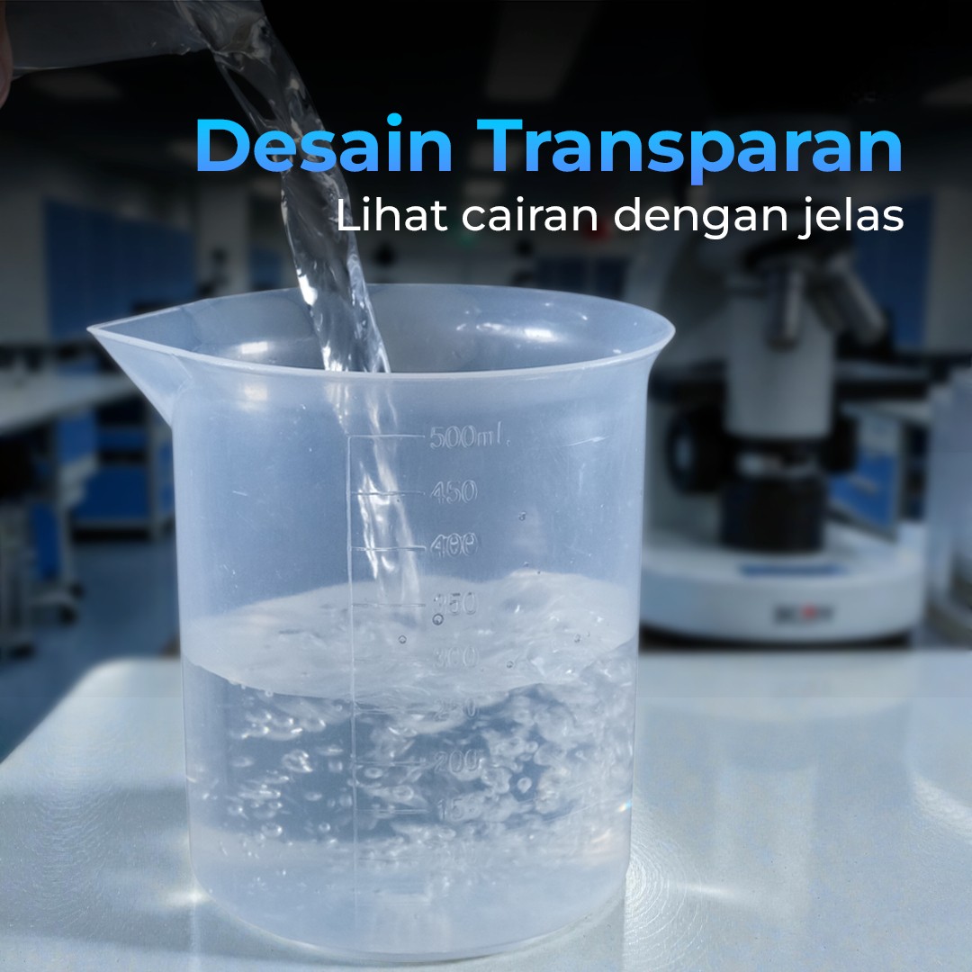 VYROX LITE Gelas Ukur Plastik Dapur Laboratorium Measuring Cup 500ml - B4 Gambar produk VYROX LITE Gelas Ukur Plastik Dapur Laboratorium Measuring Cup 500ml - B4