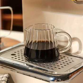 YWDL Teko Pitcher Borosilicate Glass Tahan Panas Coffee Milk Jug 160ml - YD6