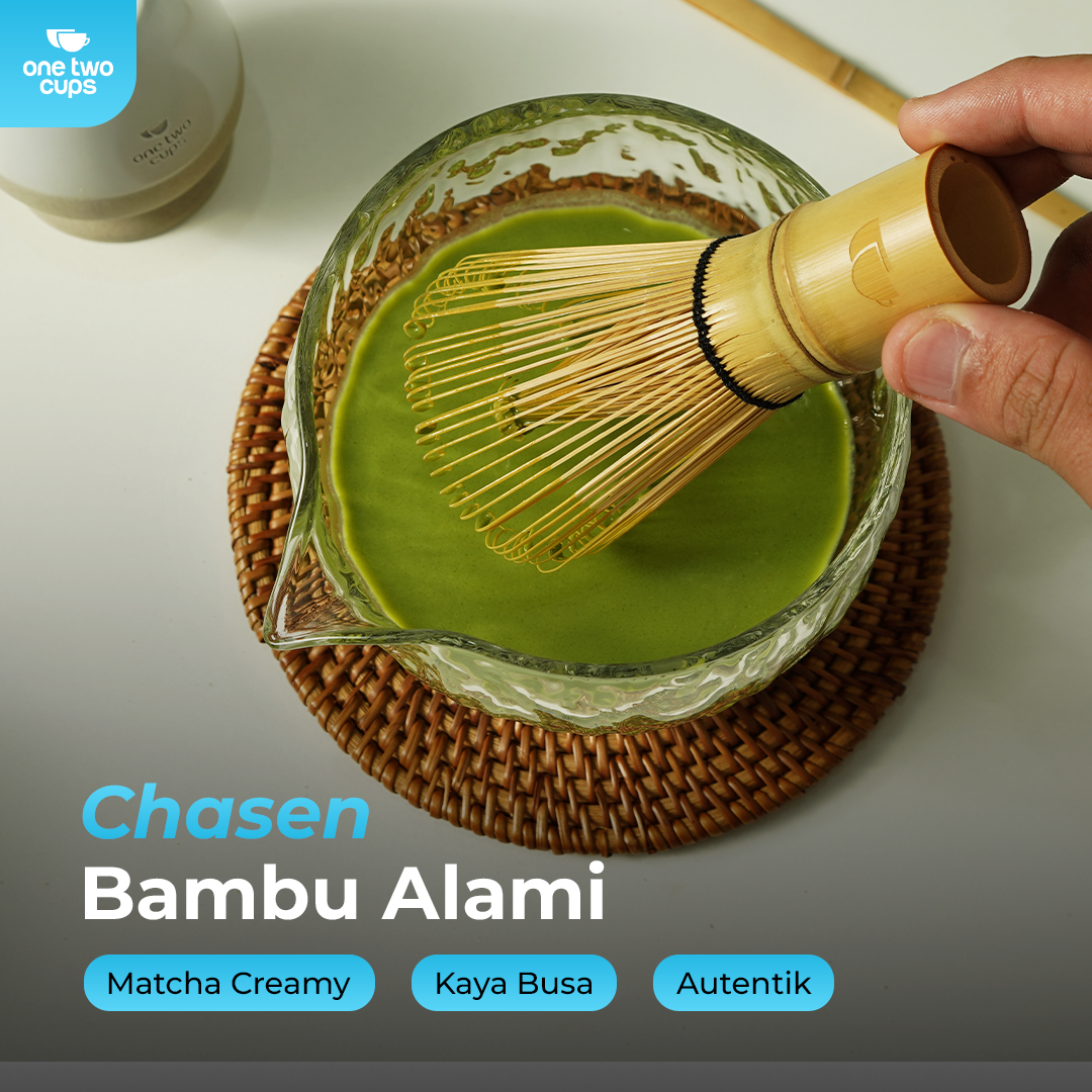 One Two Cups Matcha Set Chawan Chasen Stand Chashaku 470ml 4 PCS - S32 Gambar produk One Two Cups Matcha Set Chawan Chasen Stand Chashaku 470ml 4 PCS - S32