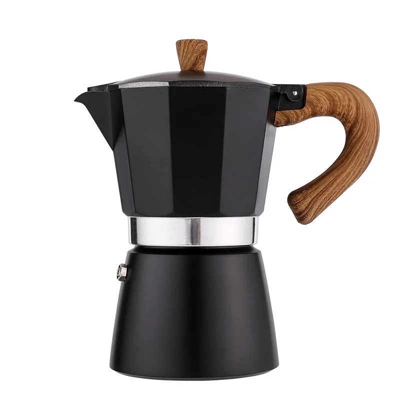 One Two Cups Moka Pot Espresso Coffee Maker Stovetop 3 Cup 150ml - PL-315 Gambar produk One Two Cups Moka Pot Espresso Coffee Maker Stovetop 3 Cup 150ml - PL-315