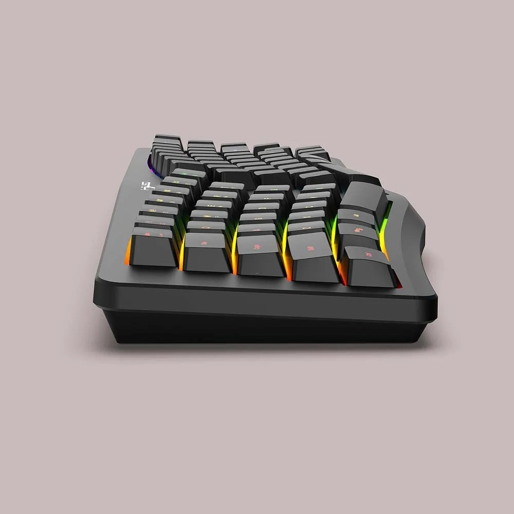 LUXGLOW Keyboard Gaming RGB Mechanical Feel Ergonomic 69 Key USB Wired - G131 Gambar produk LUXGLOW Keyboard Gaming RGB Mechanical Feel Ergonomic 69 Key USB Wired - G131