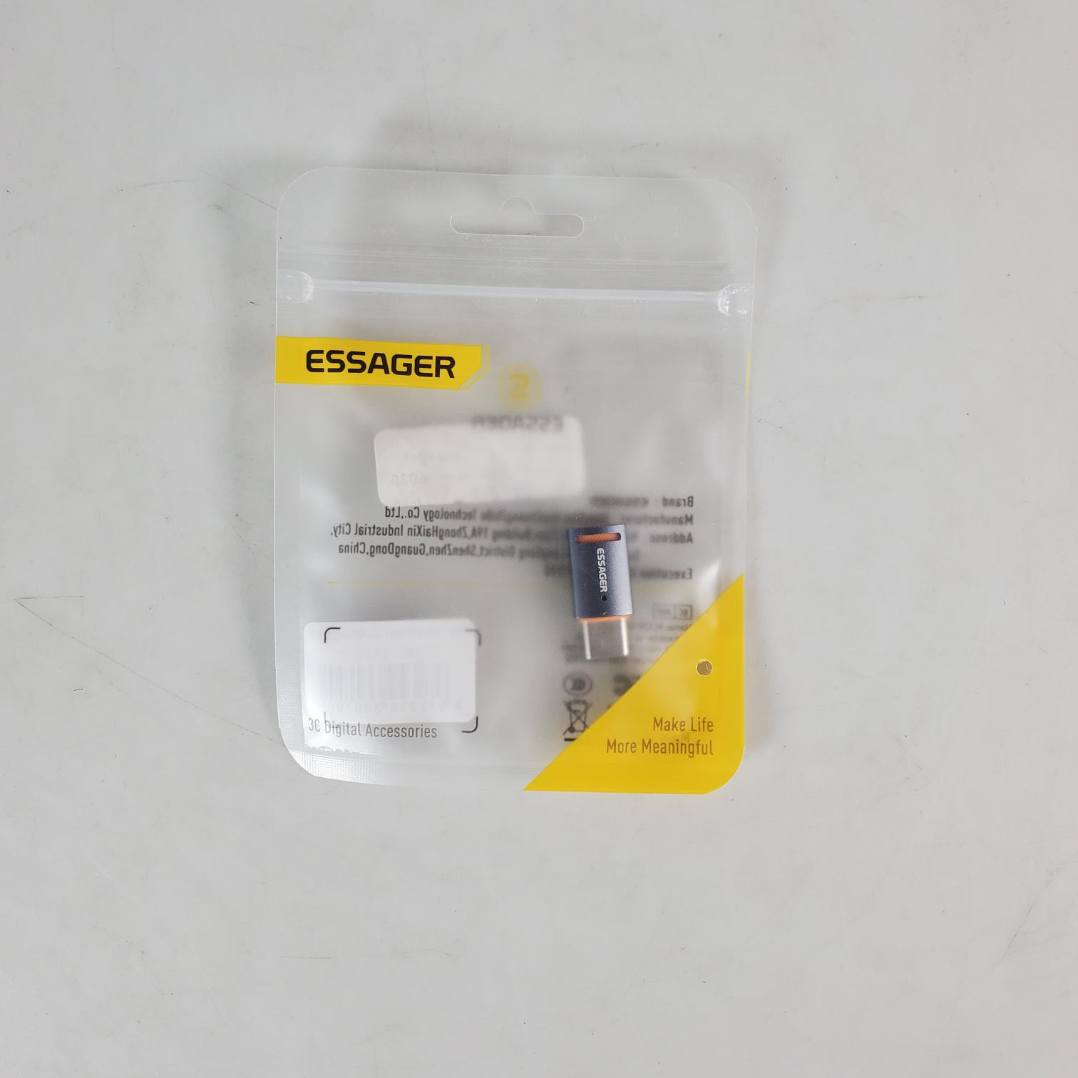 ESSAGER OTG Micro USB to Type C Adapter Converter Fast Charging 3A - EZJMC-LK0G-P Gambar produk ESSAGER OTG Micro USB to Type C Adapter Converter Fast Charging 3A - EZJMC-LK0G-P