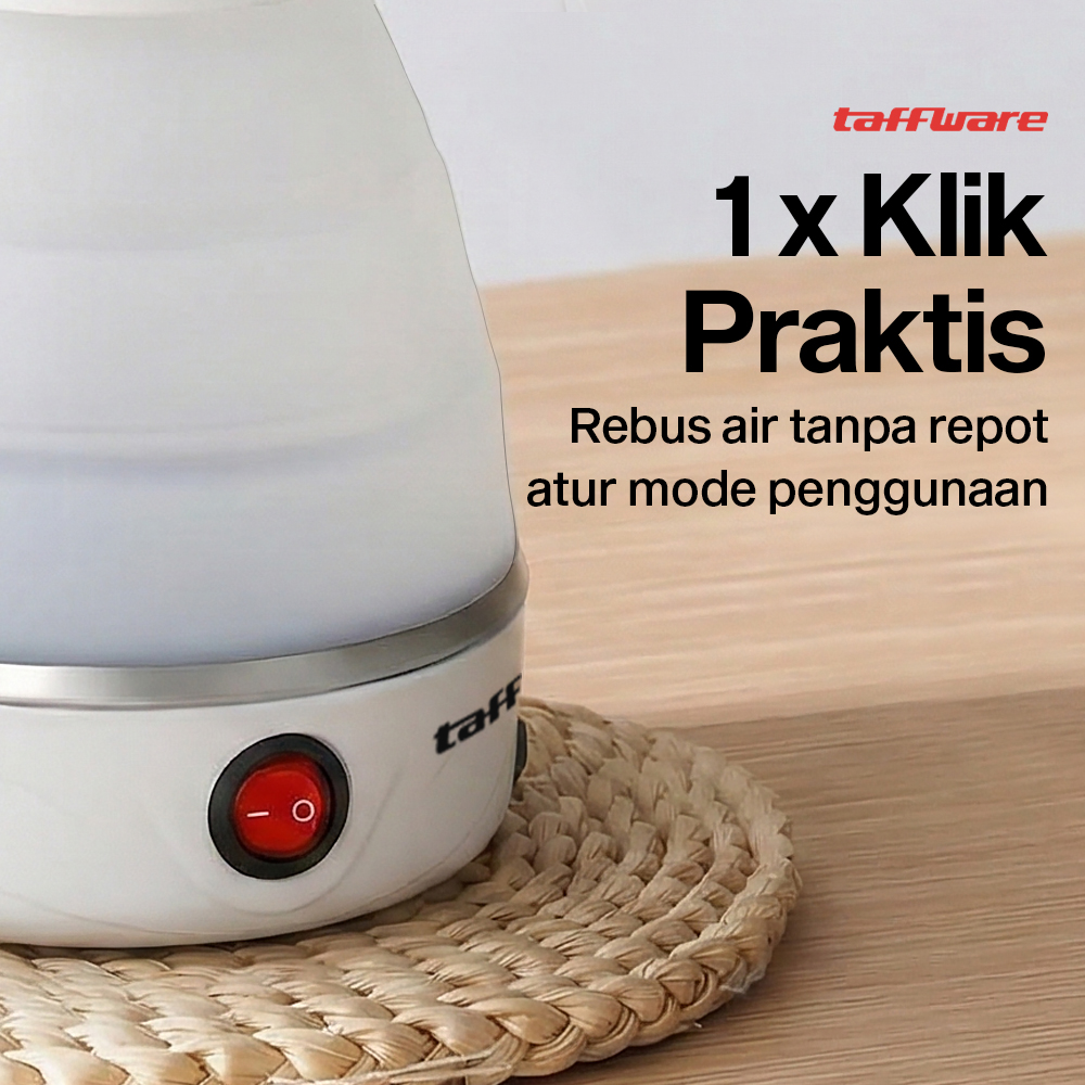 Taffware Teko Listrik Pemanas Foldable Air Water Heater 600W 600ml - HY-01 Gambar produk Taffware Teko Listrik Pemanas Foldable Air Water Heater 600W 600ml - HY-01