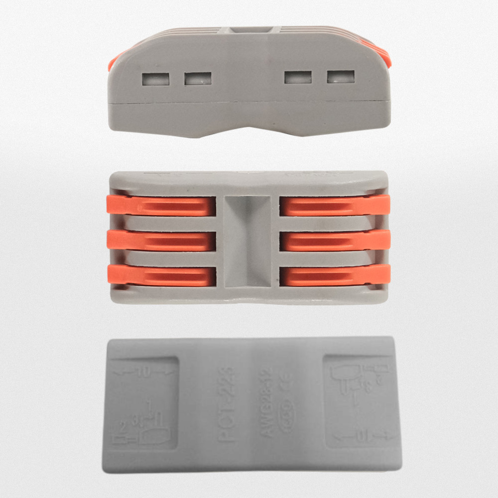 Gambar produk Guillermo Terminal Block Konektor Sambungan Kabel Listrik 1 PCS PCT-223 - GTB6