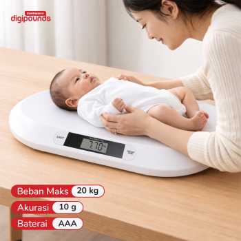 Taffware Digipounds Timbangan Badan Bayi Baby Digital Scales 20kg - 825