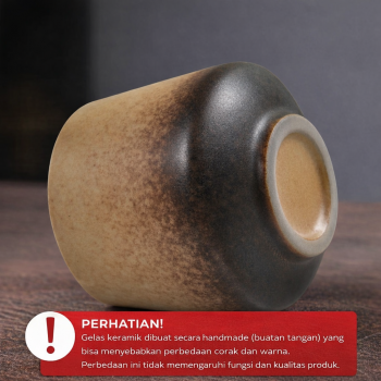Gambar produk One Two Cups Gelas Keramik Kopi Teh Vintage Japanese Ceramic Cup 200ml - FB014
