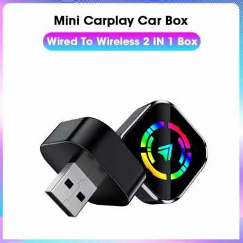 KEBETEME USB Dongle Wireless CarPlay Android Bluetooth WiFi 5V - Q1A