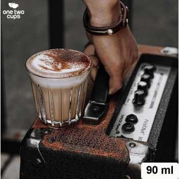 One Two Cups Gelas Kaca Aesthetic Kopi Espresso Latte Bomber Glass - SN502