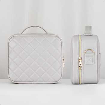 SNU Tas Organizer Make Up Kosmetik with Mirror and Light 26x23x12cm - F350