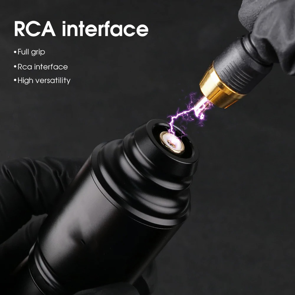 ROCKET Mini Tattoo Pen Stroke 3.5mm RCA Aluminium Alloy - J120 Gambar produk ROCKET Mini Tattoo Pen Stroke 3.5mm RCA Aluminium Alloy - J120