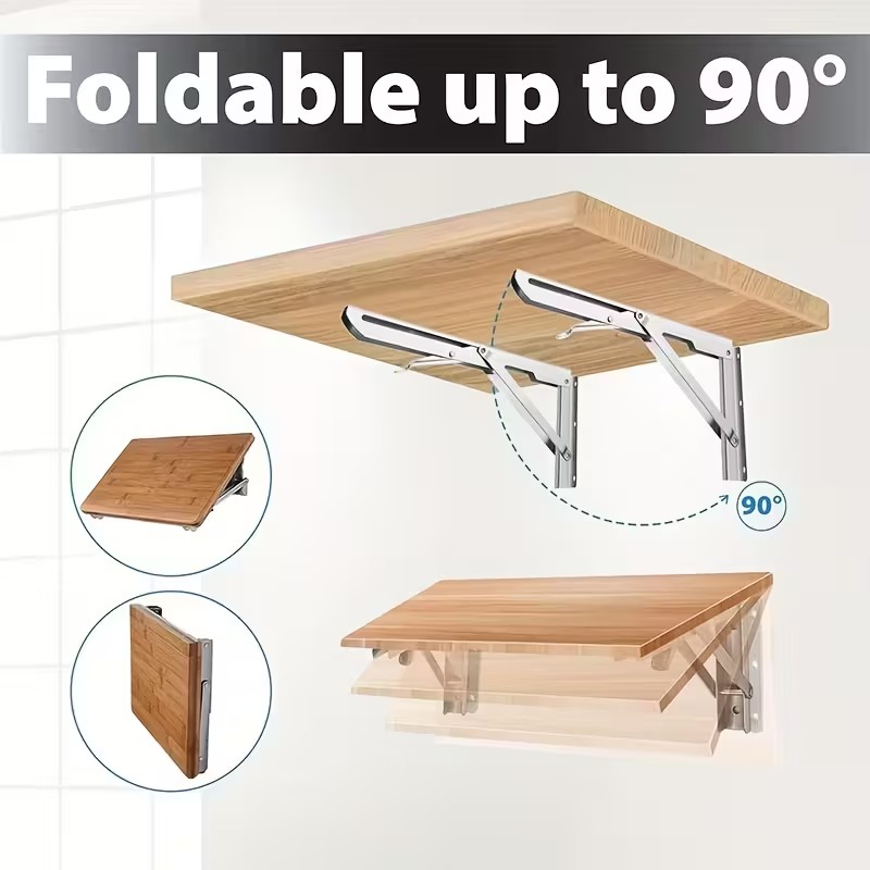 KAK Bracket Engsel Siku Folding Stainless Steel 2 PCS 16 Inch - KAK-6113 Gambar produk KAK Bracket Engsel Siku Folding Stainless Steel 2 PCS 16 Inch - KAK-6113