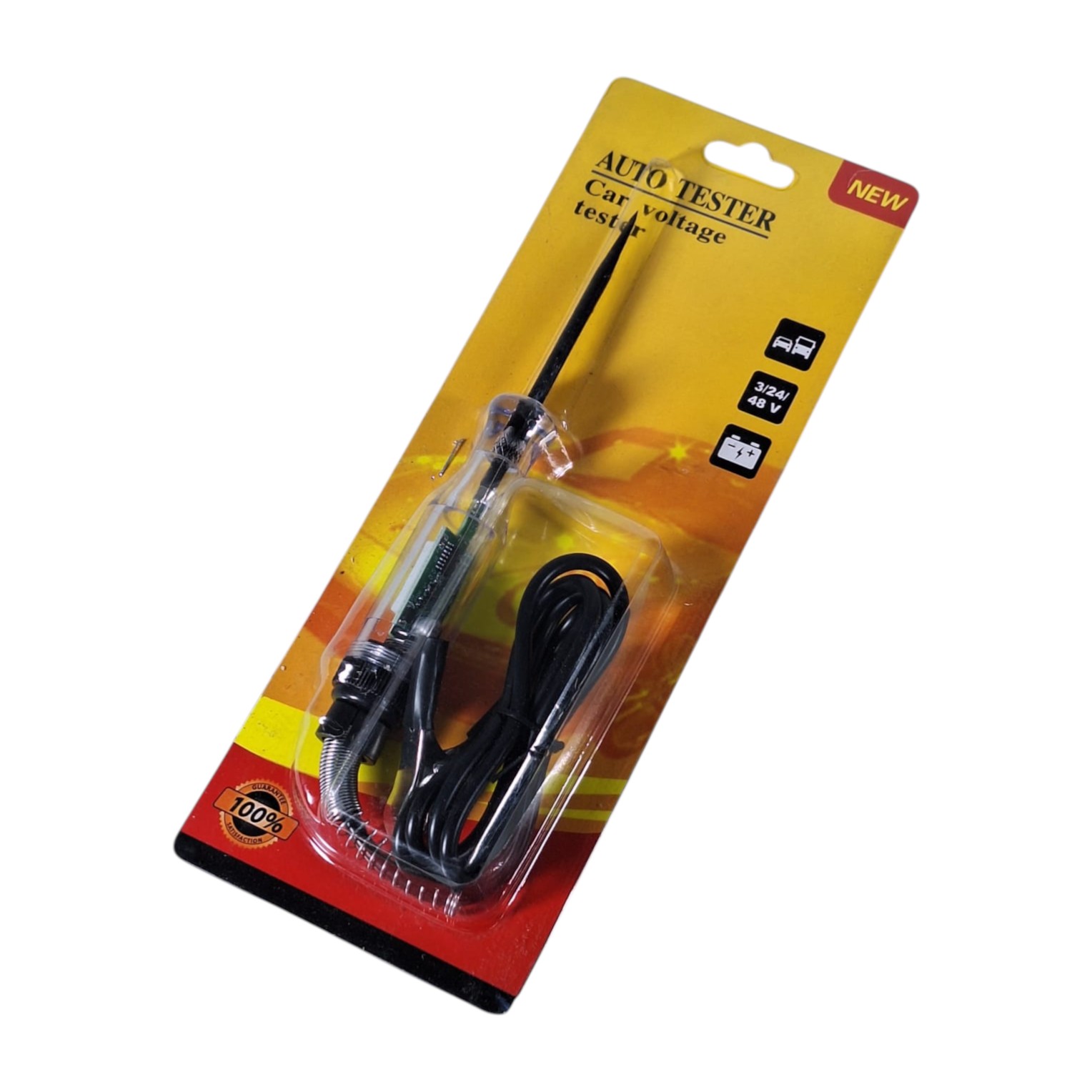 Gambar produk PINMOAP Tespen Circuit Tester Voltage with Alligator Clip 3-48V - S70