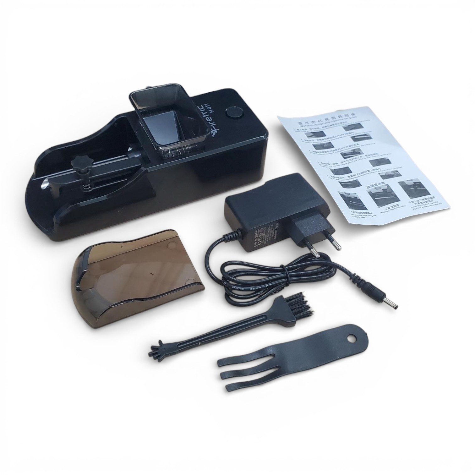 Firetric Alat Linting Rokok Otomatis Electric Roller 8x66mm - H011 Gambar produk Firetric Alat Linting Rokok Otomatis Electric Roller 8x66mm - H011