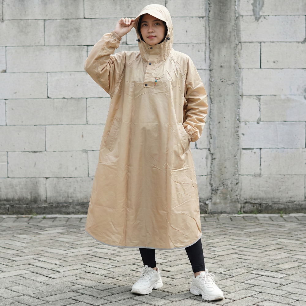 RAINGO Jas Hujan Ponco Anti Rembes 150D Oxford Waterproof Raincoat - MT45 Gambar produk RAINGO Jas Hujan Ponco Anti Rembes 150D Oxford Waterproof Raincoat - MT45