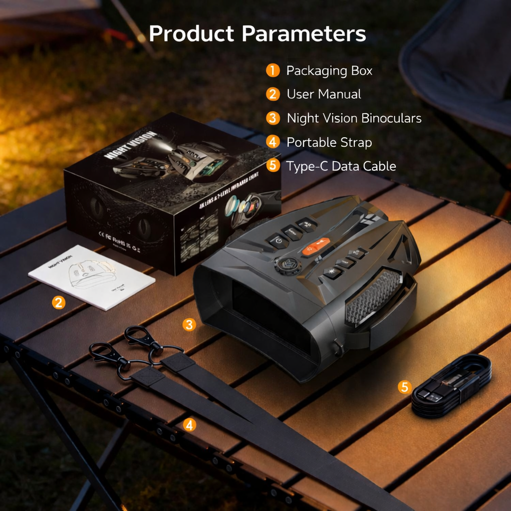 SKYBASIC Teropong Binocular Night Vision 10x Zoom 4K 4 Inch 5000mAh - Z10 Gambar produk SKYBASIC Teropong Binocular Night Vision 10x Zoom 4K 4 Inch 5000mAh - Z10