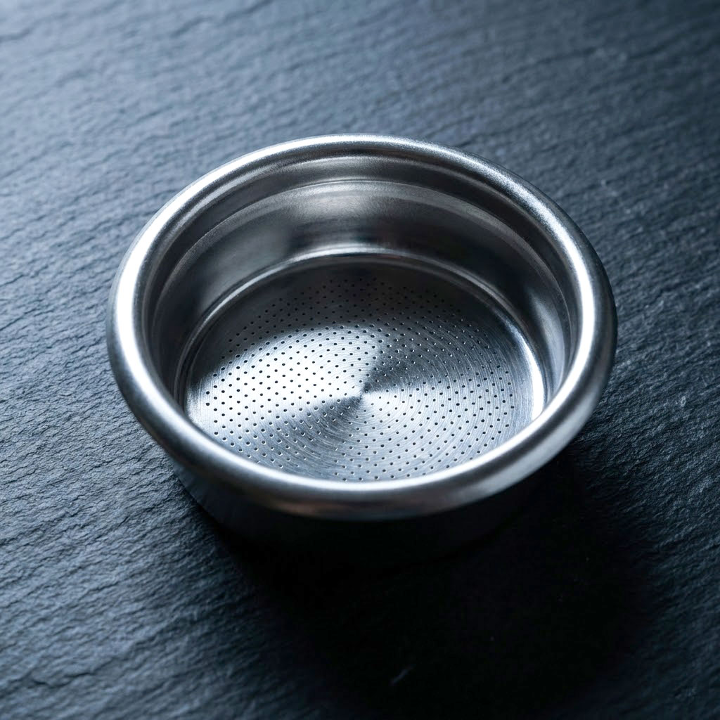 One Two Cups Non-Pressurized Filter Basket Single-Layer 58mm 2 Cup 58x22mm - FM-58M Gambar produk One Two Cups Non-Pressurized Filter Basket Single-Layer 58mm 2 Cup 58x22mm - FM-58M