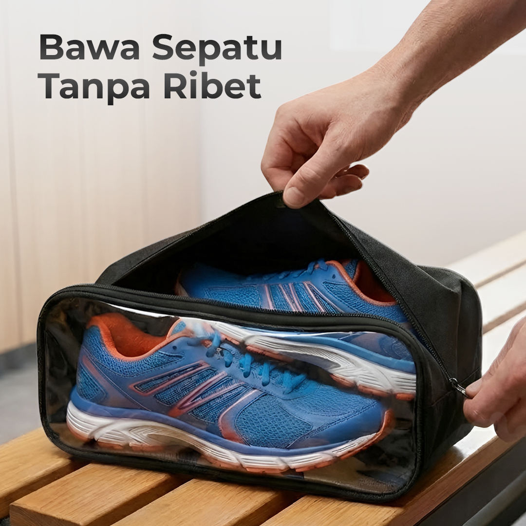 Ishiline Tas Sepatu Waterproof Organizer Pouch and Travel Bag Oxford - S-031 Gambar produk Ishiline Tas Sepatu Waterproof Organizer Pouch and Travel Bag Oxford - S-031