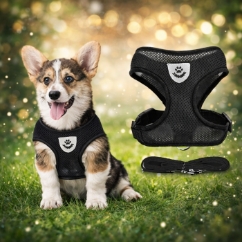 Gambar produk ROPET Harness Anjing Rompi Vest Breathable Adjustable Dog Harness - RP015