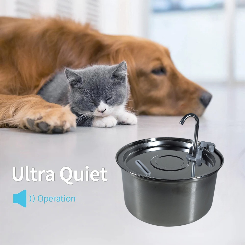 NIZE Water Dispenser Fountain Tempat Air Minum Kucing Anjing 3.2L - N32 Gambar produk NIZE Water Dispenser Fountain Tempat Air Minum Kucing Anjing 3.2L - N32