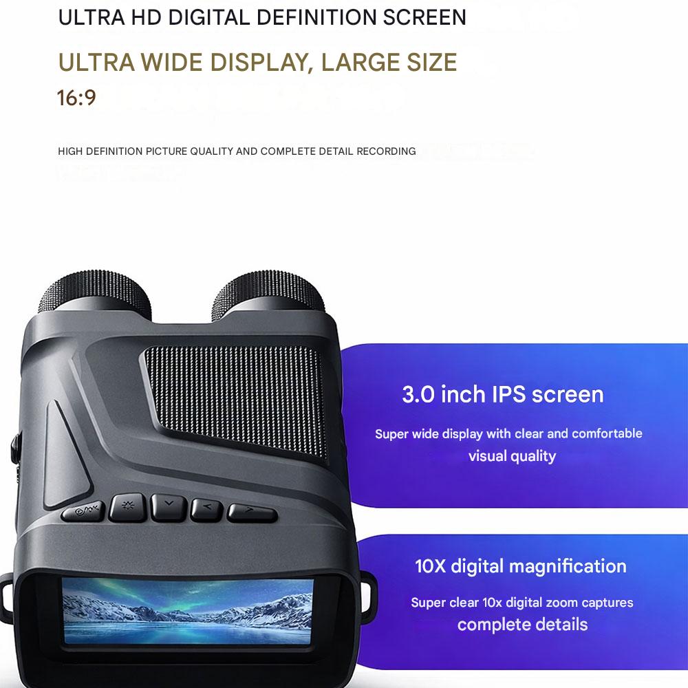 Gambar produk Xiyear Teropong Binocular IR Night Vision Video Recorder 10x Zoom 4K - NOO2