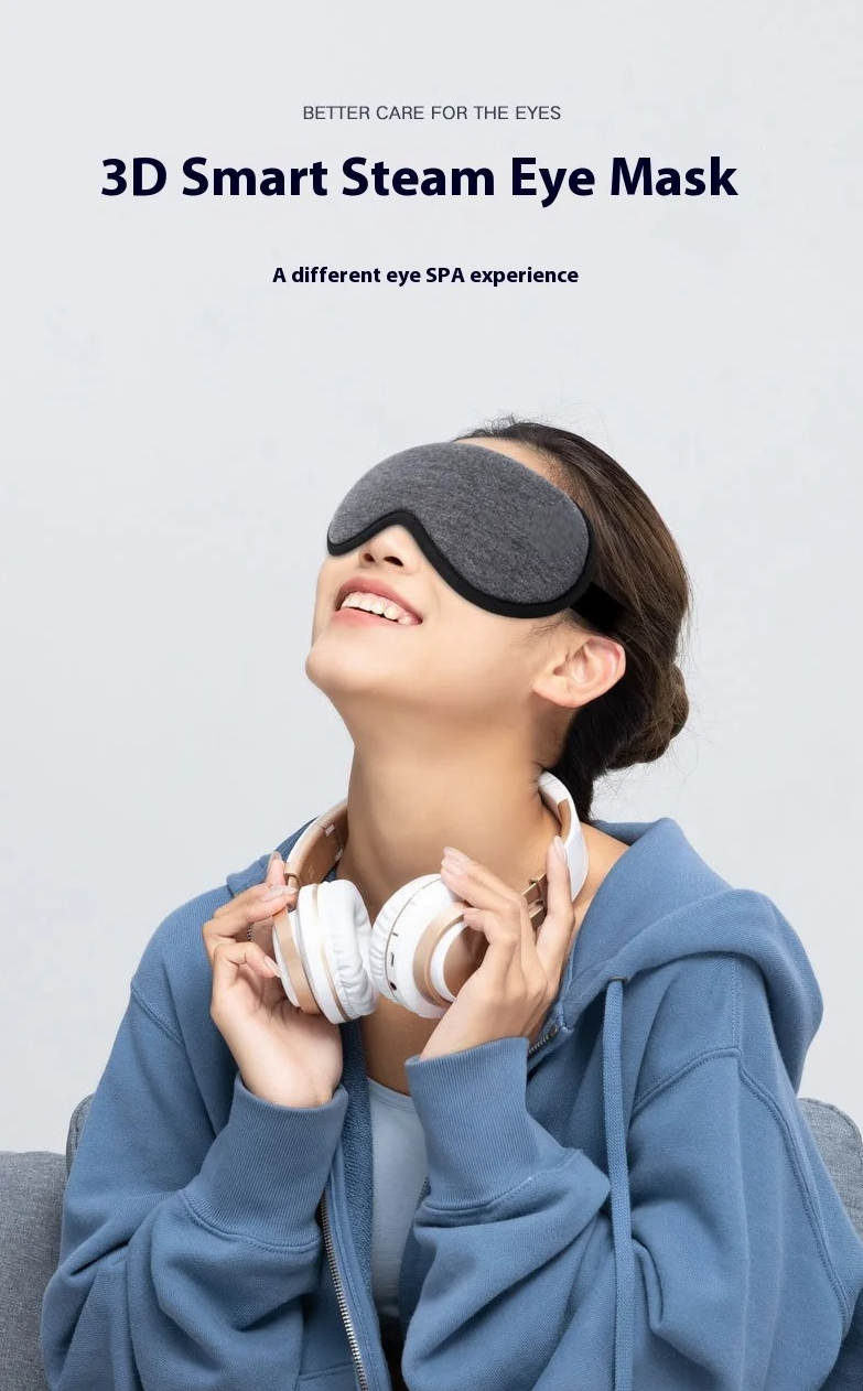 GCK Penutup Mata Tidur Steam Eye Mask Heat Therapy 3D USB Plugged - CGK23 Gambar produk GCK Penutup Mata Tidur Steam Eye Mask Heat Therapy 3D USB Plugged - CGK23