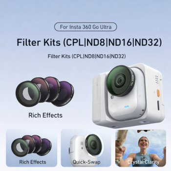 Gambar produk TELESIN Camera Lens Filter DJI Osmo Action CPL ND8 ND16 ND32 Insta360 - S5-FLT-42