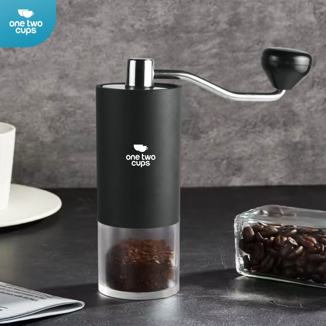 One Two Cups Alat Penggiling Kopi Manual Coffee Grinder Adjustable - BN50 Gambar produk One Two Cups Alat Penggiling Kopi Manual Coffee Grinder Adjustable - BN50