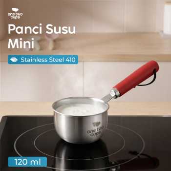 One Two Cups Panci Susu Mini Pan Stainless Steel 410 Dual Drainage - HK1