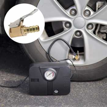 Deemount Kepala Pompa Angin Ban Air Chuck Lock Brass Adapter - DK03