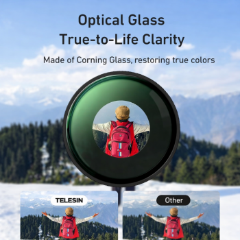 Gambar produk TELESIN Camera Lens Filter DJI Osmo Action CPL ND8 ND16 ND32 Insta360 - S5-FLT-42
