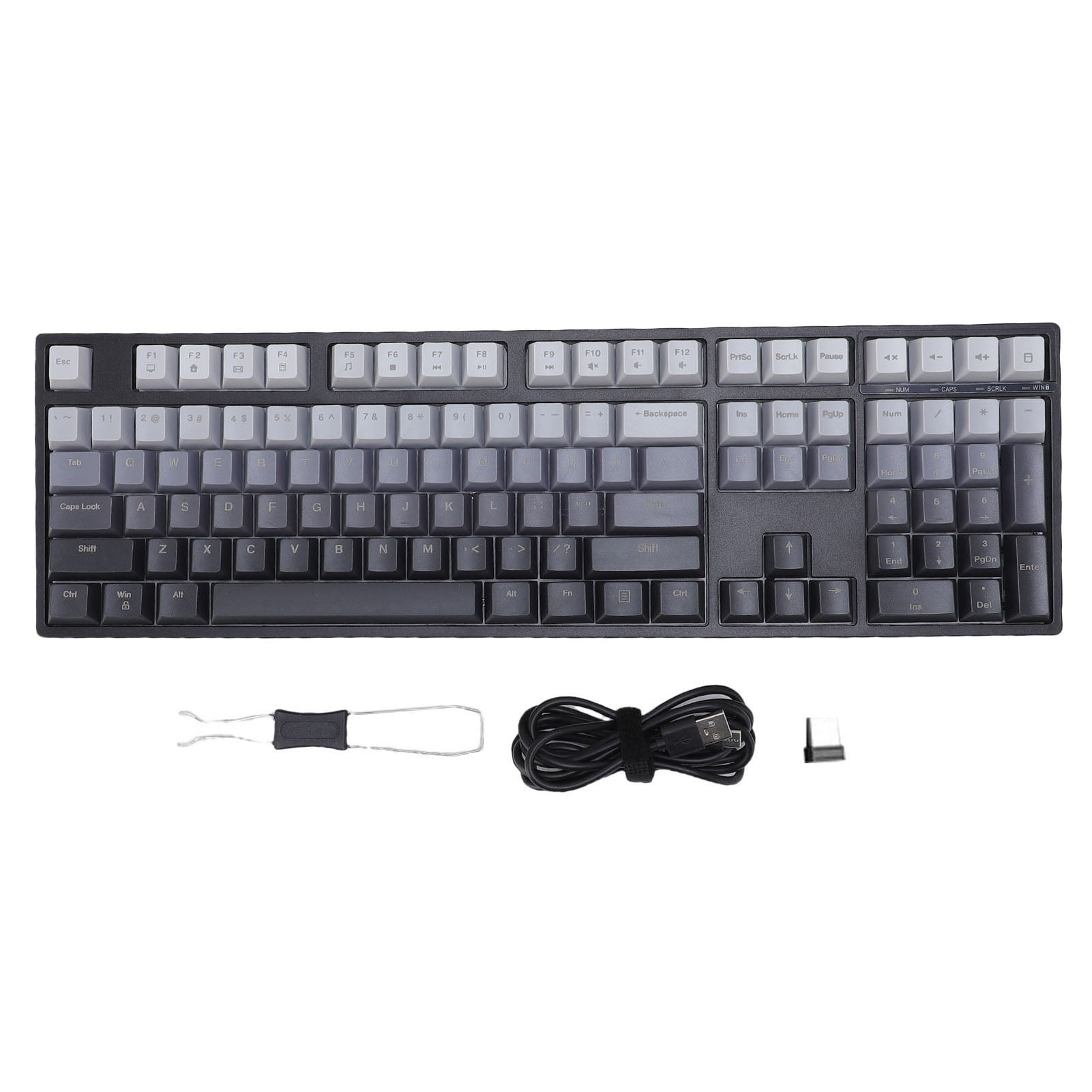 YOSOO Keyboard Gaming Mechanical Feel 108 Key Green Switch 3in1 Mode - H108 Gambar produk YOSOO Keyboard Gaming Mechanical Feel 108 Key Green Switch 3in1 Mode - H108
