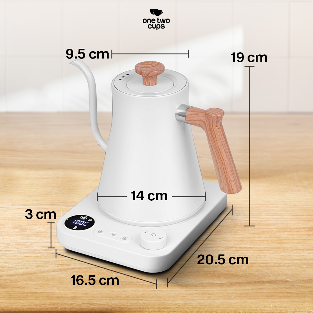 One Two Cups Teko Listrik Kopi Pemanas Air Leher Angsa 1200W 900ml - KT90 Pro Gambar produk One Two Cups Teko Listrik Kopi Pemanas Air Leher Angsa 1200W 900ml - KT90 Pro