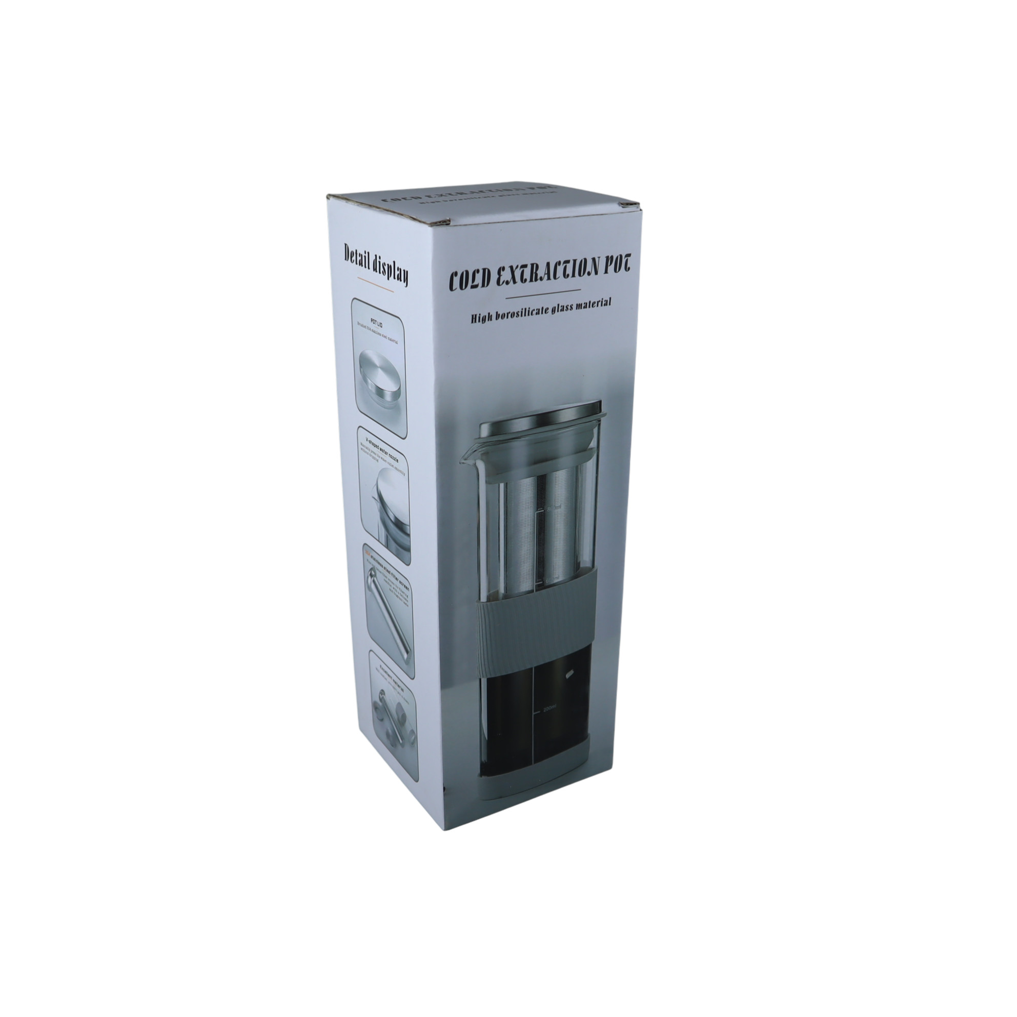 One Two Cups Teko Kopi Cold Brew Coffee Maker Filter Stainless 800ml - OD-15 Gambar produk One Two Cups Teko Kopi Cold Brew Coffee Maker Filter Stainless 800ml - OD-15