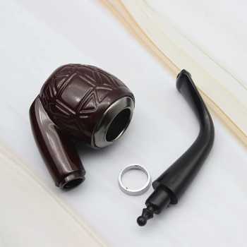 Gambar produk Jodel Pipa Rokok Tembakau Cangklong Tobacco Pipe Resin Washable Filter - ZF901