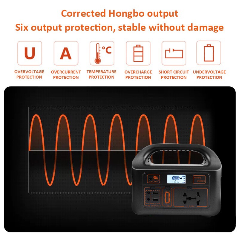 Gambar produk Gaiaray Portable Power Supply Station Outdoor Generator 150W 12000mAh - Eg800Pb