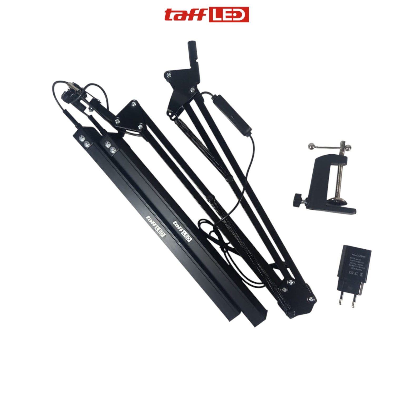 TaffLED Lampu Meja Baca LED Double Head 3 Color Mode SMD 24W - ZN14 Gambar produk TaffLED Lampu Meja Baca LED Double Head 3 Color Mode SMD 24W - ZN14