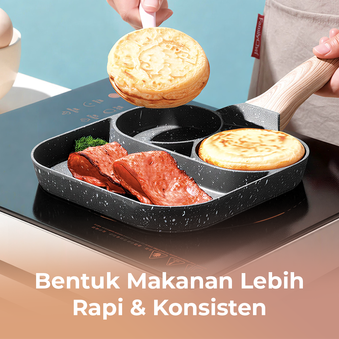 MBH Wajan Penggorengan Telur Frying Pan Multifungsi - JBY-257 Gambar produk MBH Wajan Penggorengan Telur Frying Pan Multifungsi - JBY-257